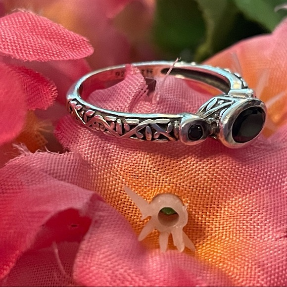 🖤SOLD🖤 Silpada Little Black Dress Cubic Zirconia Sterling Silver R2398 - Picture 5 of 16